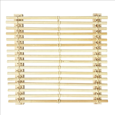 TAPIS DE TABLE DE PRÉSENTATION 35,4x32,5 CM NATUREL BAMBOU (10 UNITÉS)