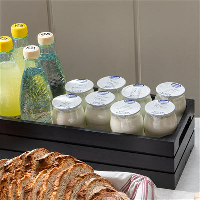 BOÎTE BUFFET GN 2/4 53x16,2x10 CM NOIR BAMBOU (1 UNITÉ)