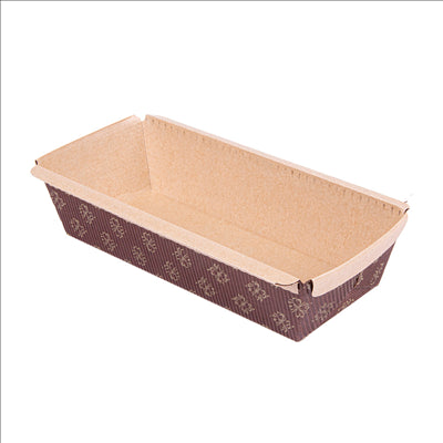 MOULES CUISSON PATISSERIE LAMINES  170 G/M2 16,5x6,5x5 CM MARRON CELLULOSE (1000 UNITÉS)