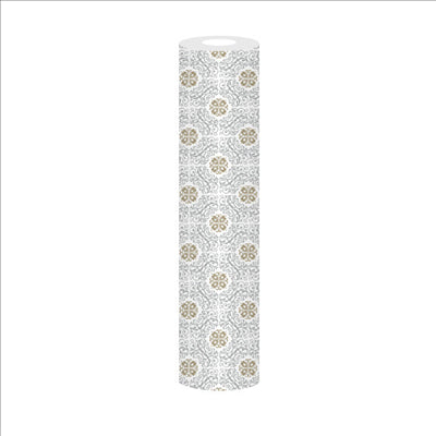 "TETE-A-TETE" 'ALLURE' 55 G/M2 0,40x12 M BLANC AIRLAID (6 UNITÉS)