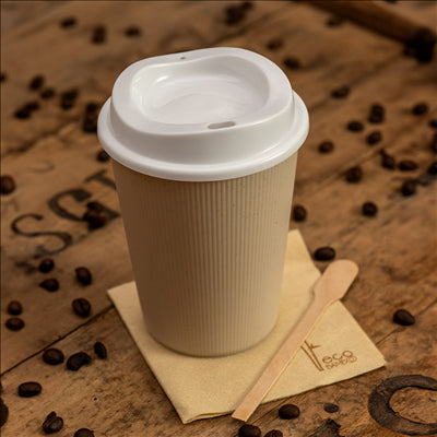 VERRES RÉUTILISABLES POUR BOISSONS CHAUDES 250 ML Ø 8x9,3 CM NATUREL PP (264 UNITÉS)