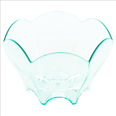 MISES EN BOUCHE TULIPE RÉUTILISABLES Ø 6,3x4,4 CM VERT D'EAU PS (600 UNITÉS)