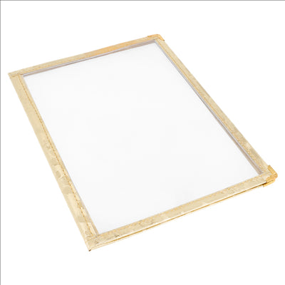 MENU "AMÉRICAIN" DIN-A5 2 CORPS OR PVC (1 UNITÉ)