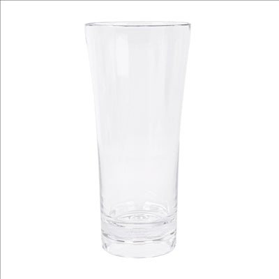 GOBELETS BASE ÉPAISSE 480 ML Ø 8,2/6,1x18 CM TRANSPARENT POLYCARBONATE (12 UNITÉS)