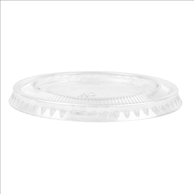 COUVERCLES POUR POTS 130.11/12/13/16/22/24 Ø 7,4 CM TRANSPARENT PET (2500 UNITÉS)