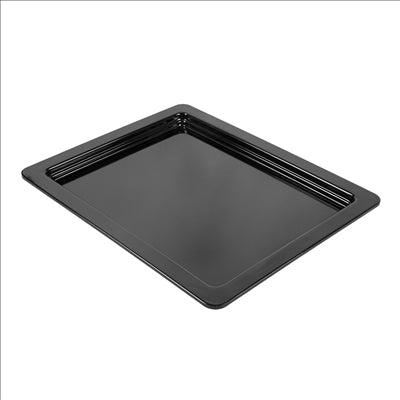 BACS GN 1/2 32,5 x 26 x 2 (h) CM NOIR MÉLAMINE (6 UNITÉS)