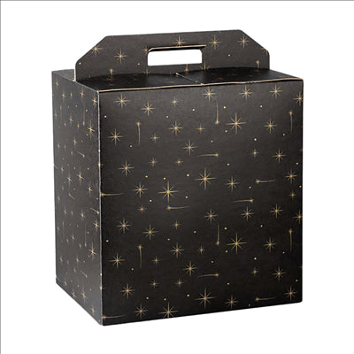 BOÎTES BOUTEILLES/AUTRES 'CONSTELLATION' 28x20x35 CM NOIR CARTON (50 UNITÉS)