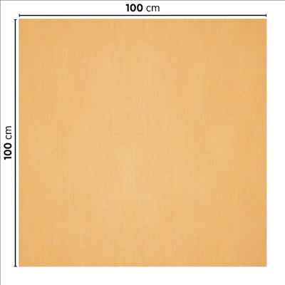 NAPPES PLIAGE M 48 G/M2 100x100 CM IVOIRE CELLULOSE (200 UNITÉS)