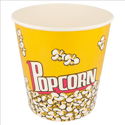 RÉCIPIENTS POUR POP-CORN 3900 ML 260 +20 PE G/M2 Ø 18,5/14,5x19,5 CM CARTON (300 UNITÉS)