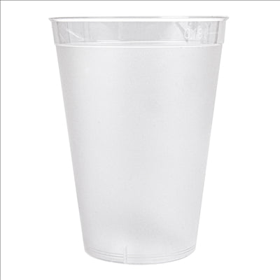 VERRES RÉUTILISABLES 180 ML Ø 6,7/4,3x8,7 CM TRANSPARENT PP (960 UNITÉS)