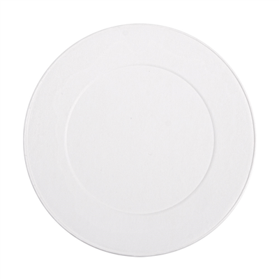 COUVERCLES POUR GOBELETS 280 G/M2 + PE Ø 8 CM BLANC CARTON (1000 UNITÉS)
