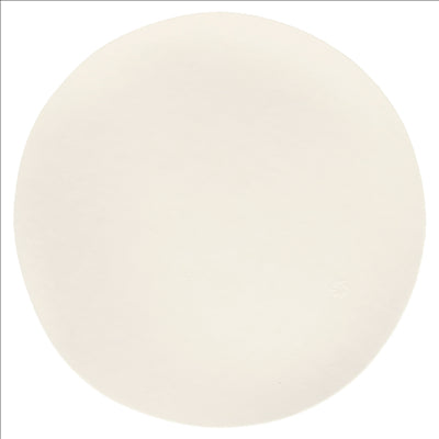 ASSIETTES MARU M 'BIONIC' Ø 16,5x2,4 CM BLANC BAGASSE (200 UNITÉS)