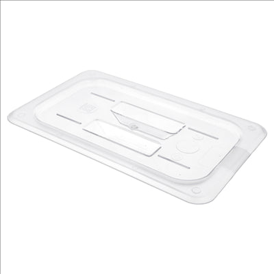 COUVERCLE 1/4 POUR RÉFÉRENCE 202.15 26,5x16,2 CM TRANSPARENT POLYCARBONATE (1 UNITÉ)