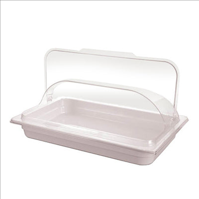 COUPOLE 1/1 GN 53,5x33,8x14 CM TRANSPARENT POLYCARBONATE (1 UNITÉ)