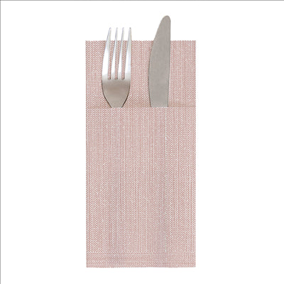 SERVIETTES KANGOUROU 'X-SOFT' 'DUNE' 65 G/M2 40x40 CM TERRACOTE AIRLAID (700 UNITÉS)