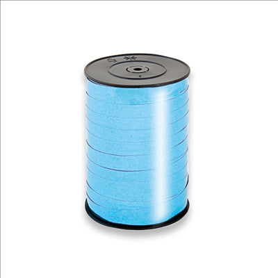 RUBAN "MIROIR" 10 MM x 250 M TURQUOISE PP (1 UNITÉ)