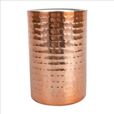 SEAU À VIN MARTELÉ Ø 10,8x17,8 CM CUIVRE INOX (1 UNITÉ)