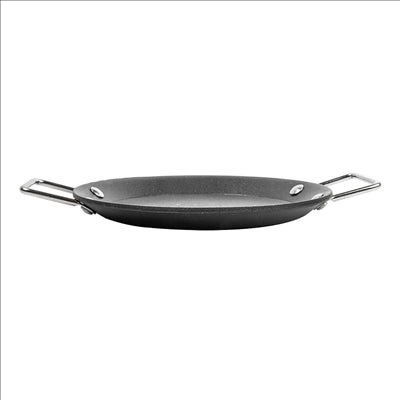 MINI POÊLES Ø 12,8x1,2 CM NOIR ACIER (6 UNITÉS)