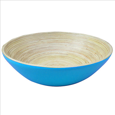 BOLS Ø 20x6 CM TURQUOISE BAMBOU (1 UNITÉ)