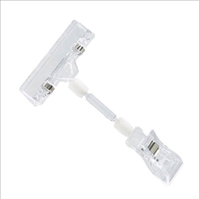 PINCES ARTICULÉES 8x2,6x16,1 CM TRANSPARENT PS (10 UNITÉS)