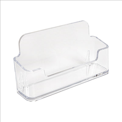 PORTE-CARTES DE VISITE À POSER 9,5x2,3x4,8 CM TRANSPARENT PS (2 UNITÉS)