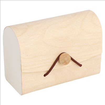 BOÎTE POUR 3 MACARONS 11x5x8 CM NATUREL BOIS (60 UNITÉS)