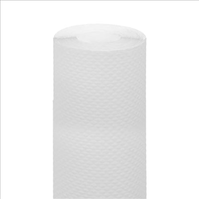 NAPPE EN ROULEAU 48 G/M2 1,20x7 M BLANC CELLULOSE (25 UNITÉS)