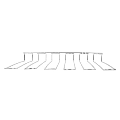 RACK POUR COUPES 5 RANGS 44,7x31x5,5 CM ARGENTE INOX (1 UNITÉ)