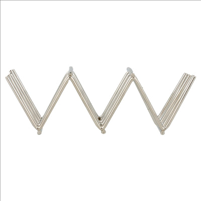 RACK MINI TACOS 'ARTINOX' 11,8x5,1x3,7 CM ARGENTE INOX (12 UNITÉS)