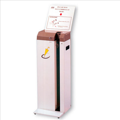 MACHINE POUR ENVELOPPER PARAPLUIES 30,5x17,8x83 CM BLANC FER (1 UNITÉ)