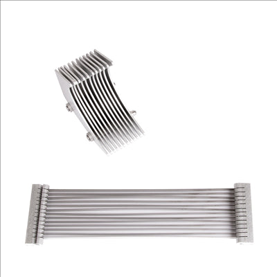 BLOC LAMES 4,8 MM POUR RÉF. 455.81 25x7x1 CM ARGENTE INOX (1 UNITÉ)