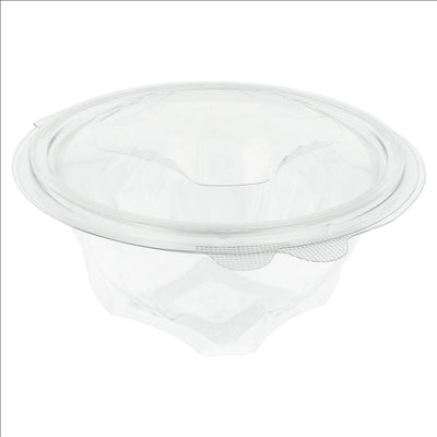 SALADIERS AVEC CHARNIÈRE 500 ML Ø 13,1x8,4 CM TRANSPARENT RPET (600 UNITÉS)