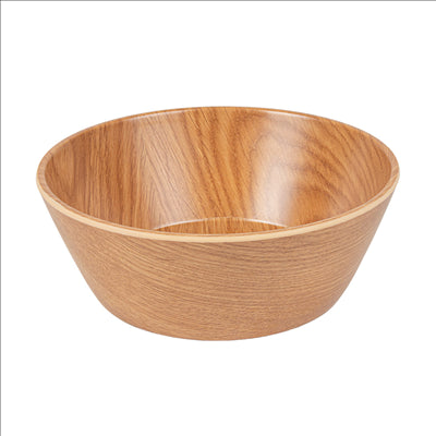 BOLS 'ASAMI WARE' 1300 ML Ø 20,5x7,5 CM COMPARAISON BOIS MÉLAMINE (4 UNITÉS)