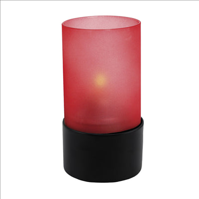 ABAT-JOURS POUR LAMPE DE TABLE "AMBEO" ROUGE VERRE (6 UNITÉS)