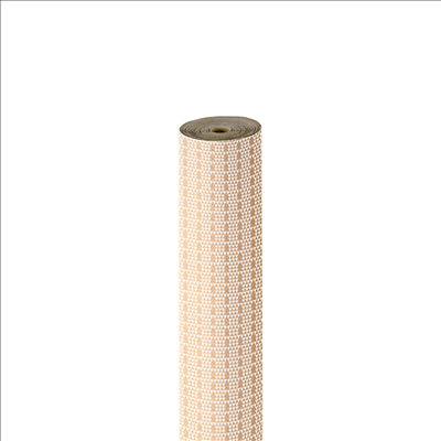 PAPIER CADEAU 50 M SAPINS  60 G/M2 70 CM KRAFT VERGÉ (1 UNITÉ)