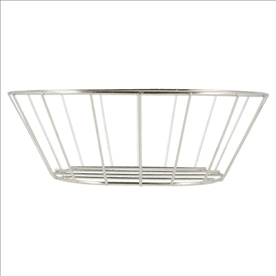 BASKET STYLE TOSCANE 'ARTINOX' 21,6x14x7,6 CM ARGENTE INOX (24 UNITÉS)
