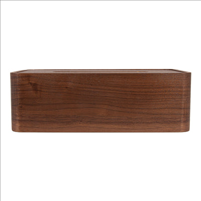 DISTRIBUTEUR MOUCHOIRS 26,5x14x8,5 CM MARRON BOIS (1 UNITÉ)
