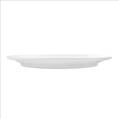 ASSIETTES PIZZA Ø 32,8 CM BLANC PORCELAINE (12 UNITÉS)