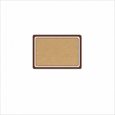 100 FEUILLES DIN A4 9 ÉTIQUETTES RECTANGULAIRES 6,3x9 CM KRAFT (1 UNITÉ)