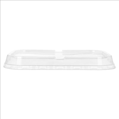 COUVERCLES HAUTES POUR RÉCIPIENTS 214.86 TRANSPARENT PET (100 UNITÉS)