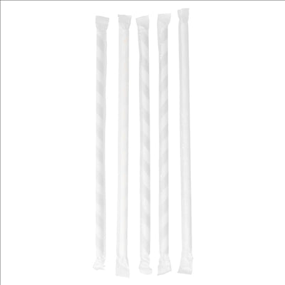 PAILLES À FRANGES SOUS SACHETS 'PAPER' Ø0,60x20 CM ASSORTI PAPIER (3000 UNITÉS)