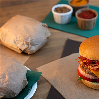 PAPIER INGRAISSABLES BASKET 34 G/M2 31x31 CM NATUREL PARCH.INGRAISSABLE (1000 UNITÉS)