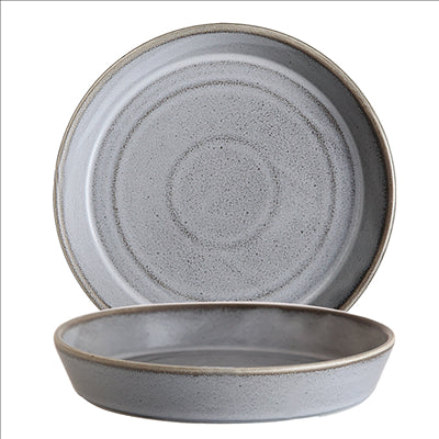 ASSIETTES CREUSES 'URBAN' 'AKALA' Ø 22,5x4 CM CIMENT PORCELAINE (4 UNITÉS)