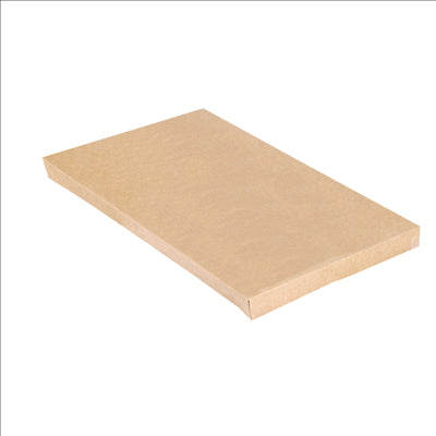 COUVERCLES POUR BOÎTES 253.16 300 G/M2 56,4x25,5x3 CM NATUREL KRAFT (50 UNITÉS)