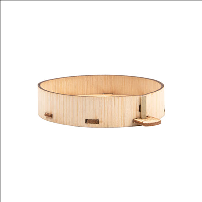 MINI RÉCIPIENTS POUR MISE EN BOUCHE Ø 5,85x1,3 CM NATUREL BAMBOU (100 UNITÉS)