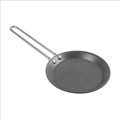 MINI POÊLES Ø 12,8x1,2 CM NOIR ACIER (6 UNITÉS)