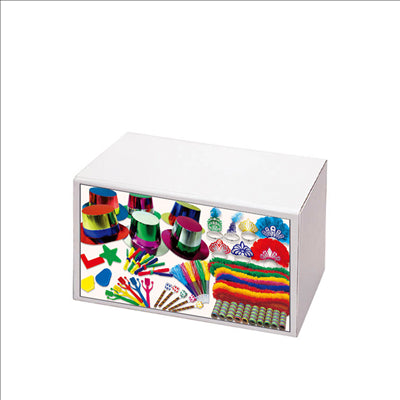 COTILLON 50 PERSONNES 'LAS VEGAS' 52x35x34 CM ASSORTI (1 UNITÉ)