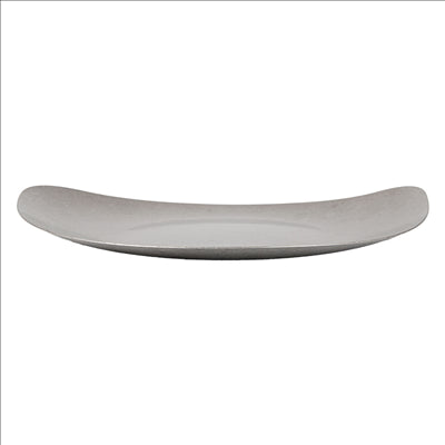 ASSIETTES IRREGULIÈRES 'ARTINOX' Ø26,6x22x2,6 CM ARGENTE INOX (10 UNITÉS)