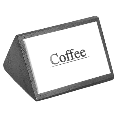 AFFICHAGES "COFFEE" 7,5x4,5 CM NOIR BOIS (1 UNITÉ)
