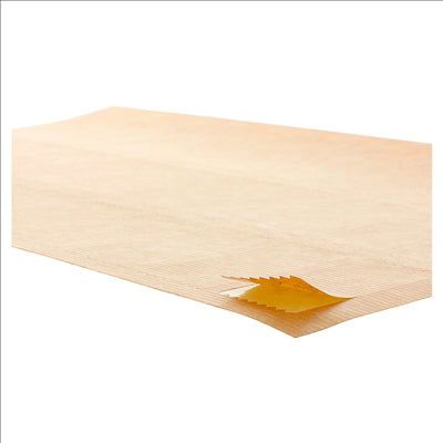 ÉTIQUETTES ADHESIVES BANDE 2,4x6 CM NATUREL KRAFT (3000 UNITÉS)